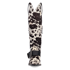 Spur Crazy Cow Print Leather Boot (DS) DP