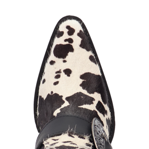 Spur Crazy Cow Print Leather Boot (DS) DP