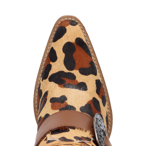 Spur Crazy Leopard Leather Boot (DS) DP