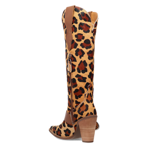 Spur Crazy Leopard Leather Boot (DS) DP
