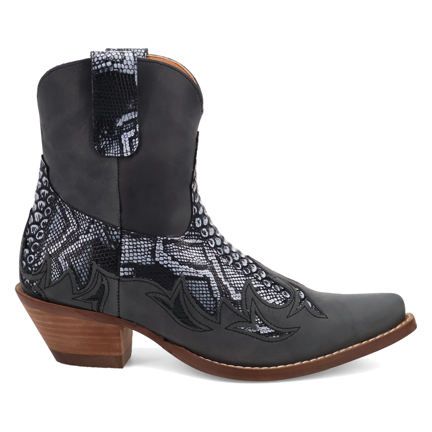 Cobra Kiss Black Leather Bootie (DS) DP