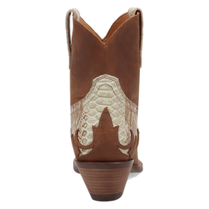 Cobra Kiss Brown Leather Bootie (DS) DP