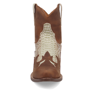 Cobra Kiss Brown Leather Bootie (DS) DP