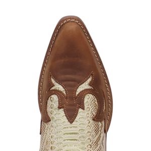 Cobra Kiss Brown Leather Bootie (DS) DP