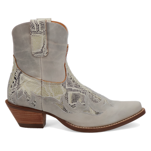 Cobra Kiss White Leather Bootie (DS) DP