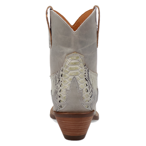Cobra Kiss White Leather Bootie (DS) DP