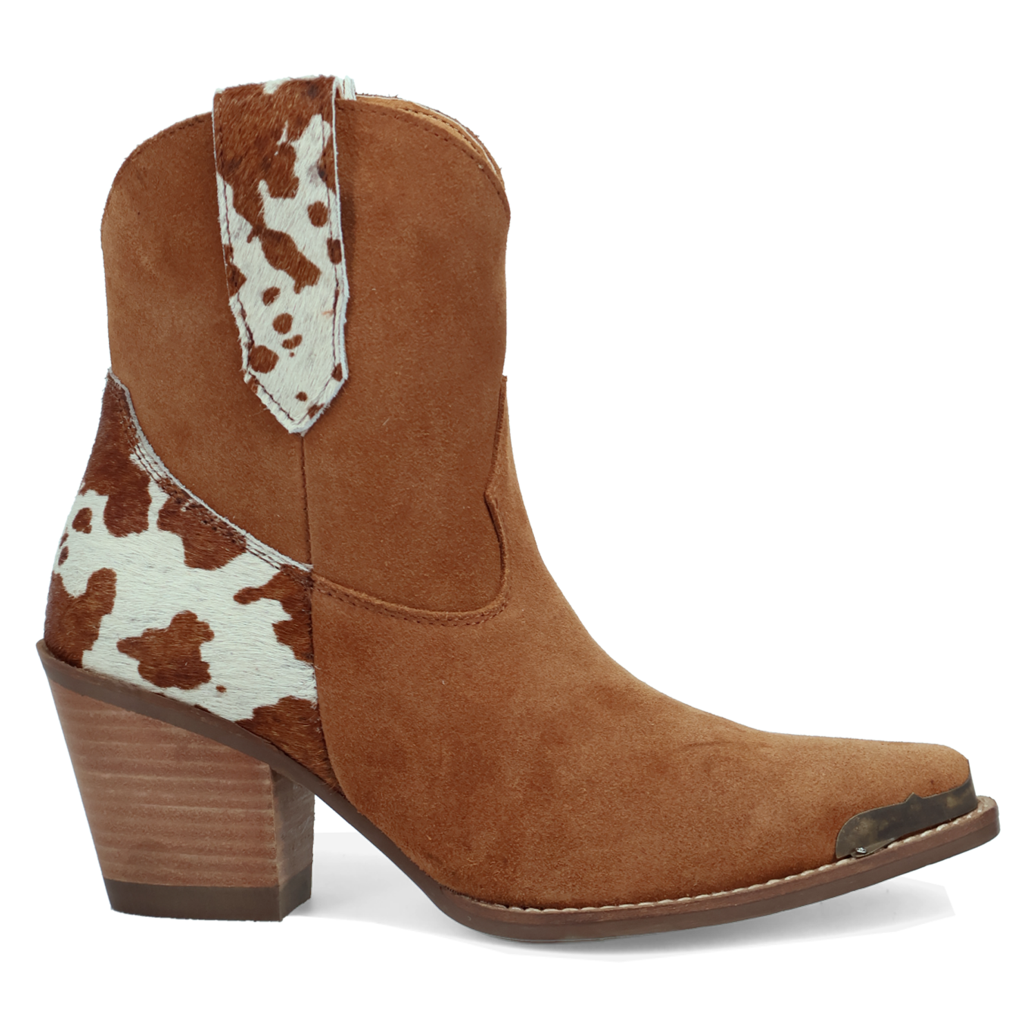 Texas Charm Camel Suede Leather Bootie (DS) DP