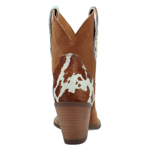 Texas Charm Camel Suede Leather Bootie (DS) DP