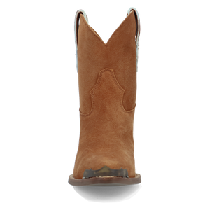 Texas Charm Camel Suede Leather Bootie (DS) DP