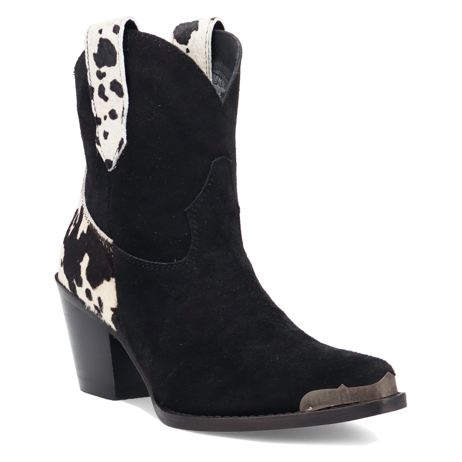 Texas Charm Black Suede Leather Bootie (DS) DP