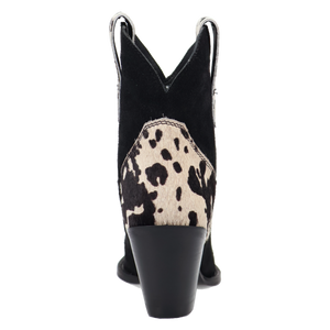 Texas Charm Black Suede Leather Bootie (DS) DP