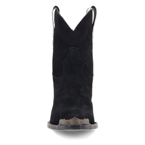 Texas Charm Black Suede Leather Bootie (DS) DP