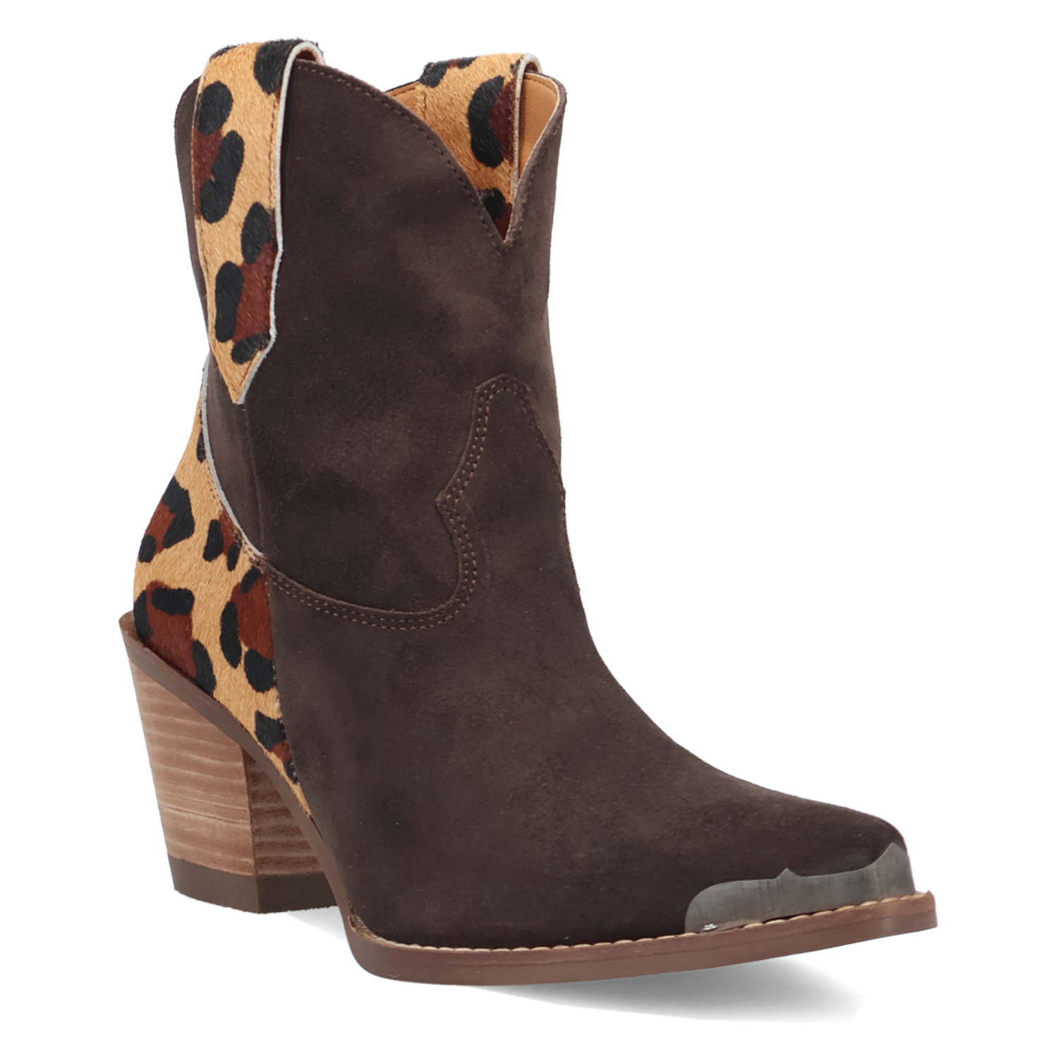 Texas Charm Brown Suede Leather Bootie (DS) DP