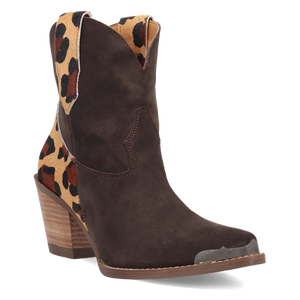 Texas Charm Brown Suede Leather Bootie (DS) DP