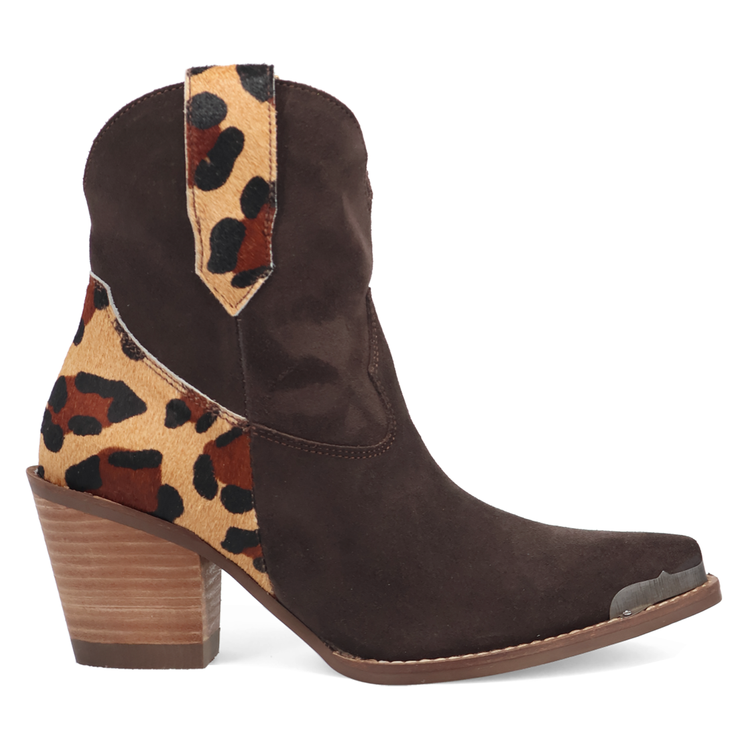Texas Charm Brown Suede Leather Bootie (DS) DP