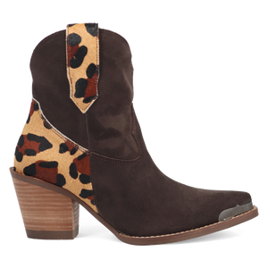 Texas Charm Brown Suede Leather Bootie (DS) DP