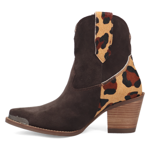 Texas Charm Brown Suede Leather Bootie (DS) DP