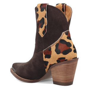 Texas Charm Brown Suede Leather Bootie (DS) DP