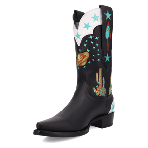 Space Cowboy Black Leather Boot (DS) DP