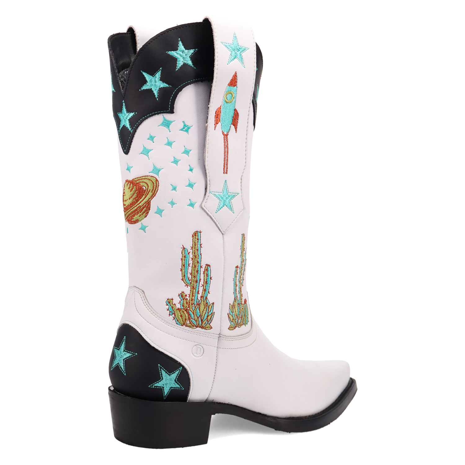 Space Cowboy White Leather Boot (DS) DP