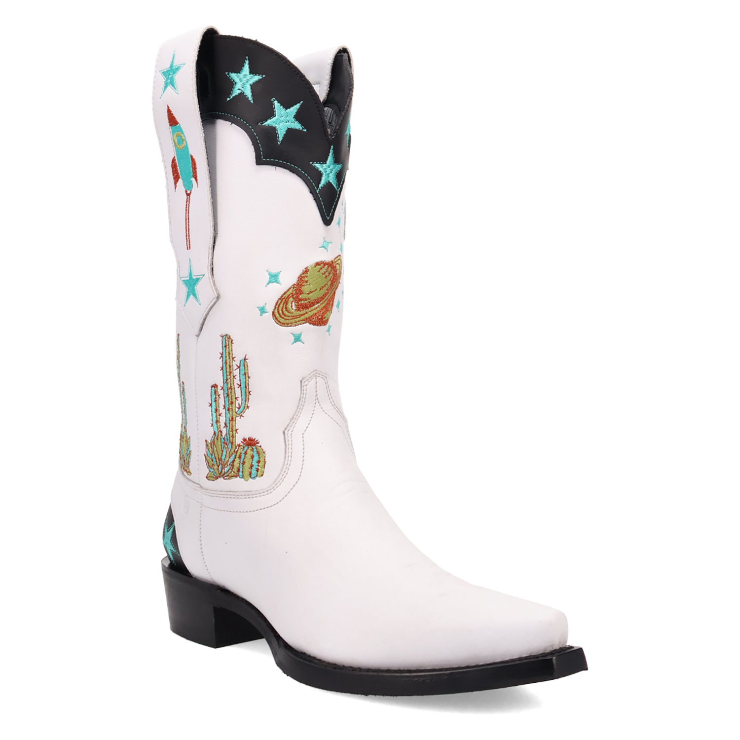 Space Cowboy White Leather Boot (DS) DP