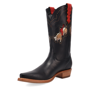 Buck Yeah Black Leather Boot (DS) DP