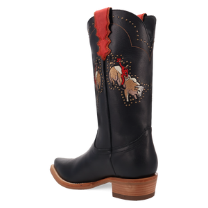 Buck Yeah Black Leather Boot (DS) DP