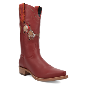 Buck Yeah Red Leather Boot (DS) DP