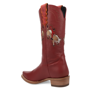 Buck Yeah Red Leather Boot (DS) DP