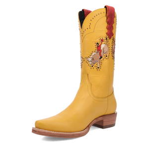 Buck Yeah Yellow Leather Boot (DS) DP