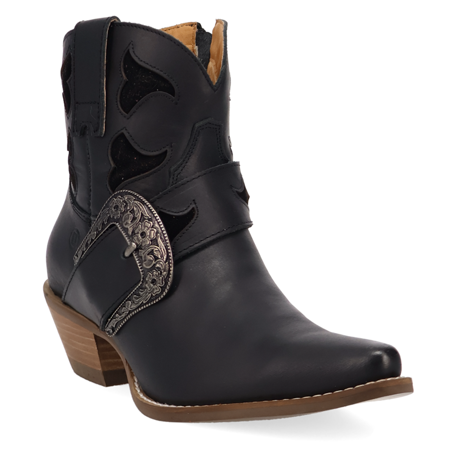 Saddle Up Black Leather Boot (DS) DP