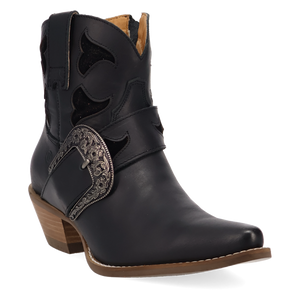 Saddle Up Black Leather Boot (DS) DP