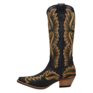 Lantana Black Leather Boots (DS)