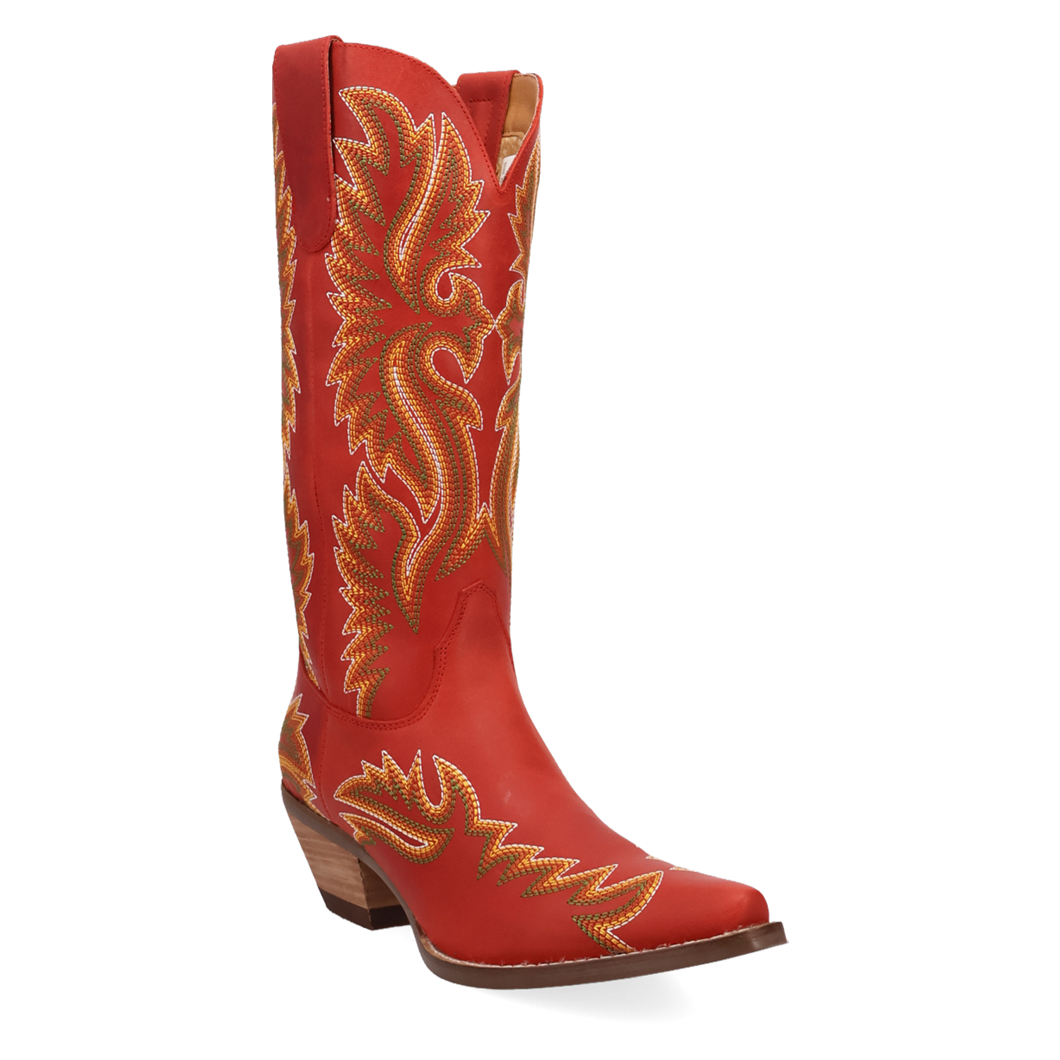 Lantana Red Leather Boots (DS)
