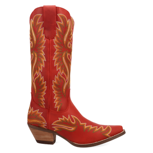 Lantana Red Leather Boots (DS)
