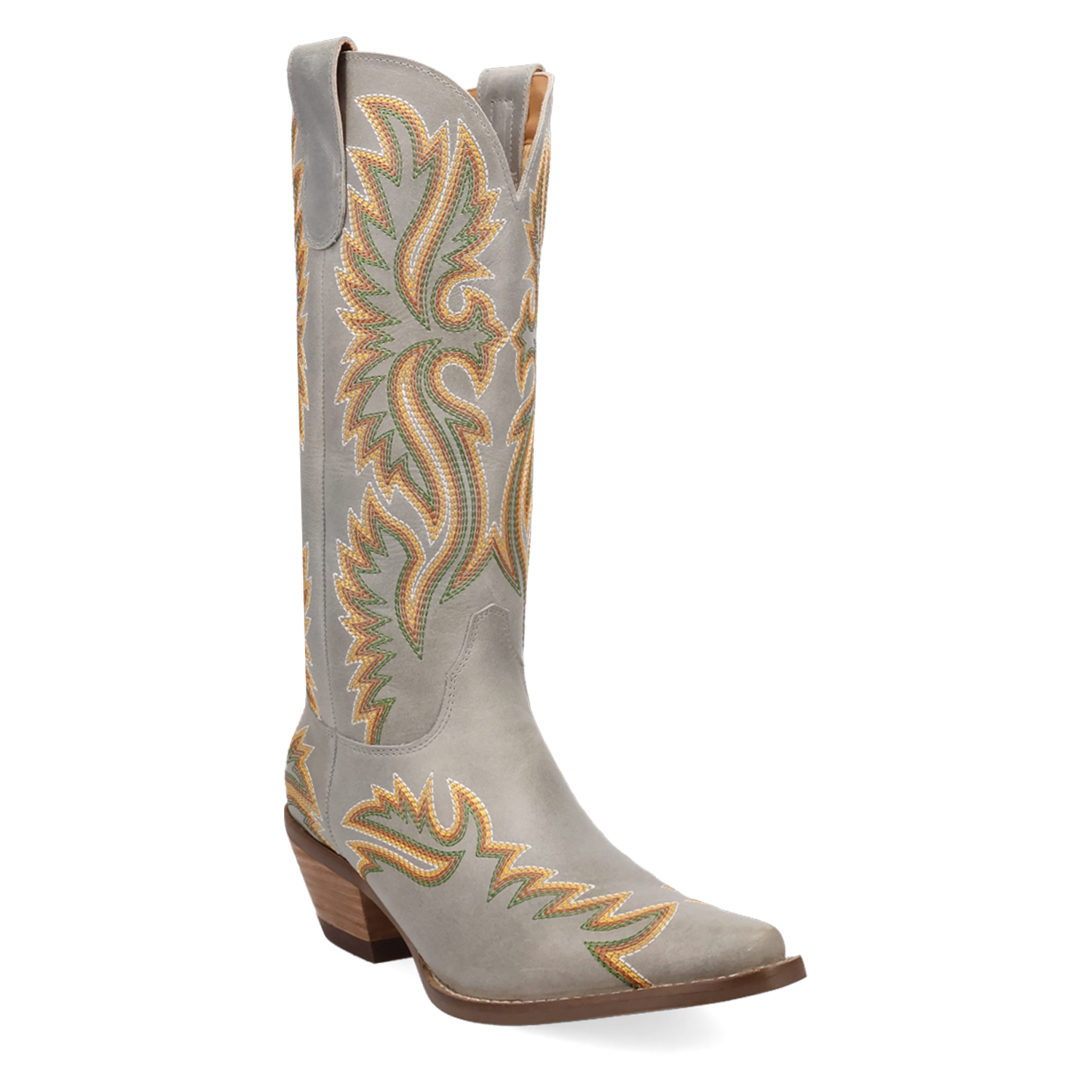 Lantana White Leather Boots (DS)