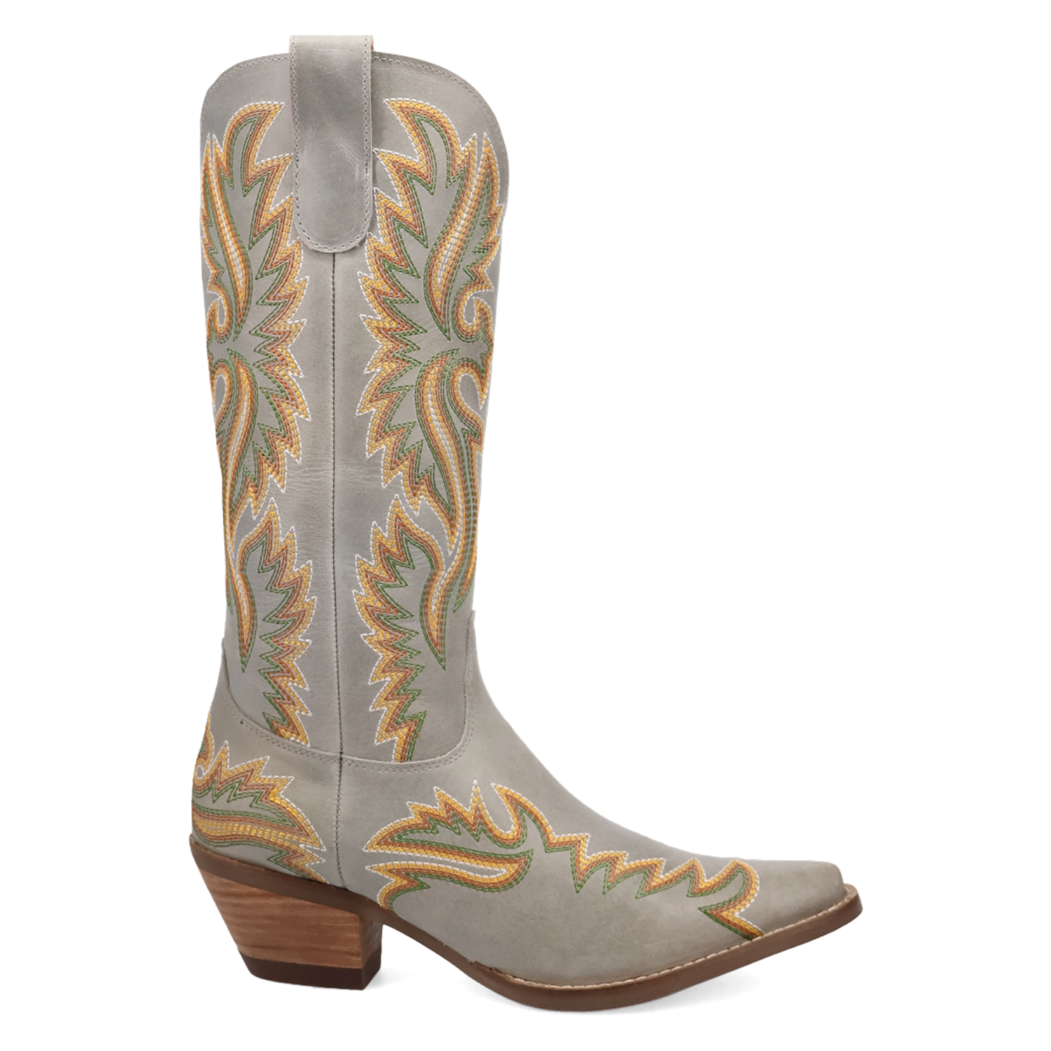 Lantana White Leather Boots (DS)
