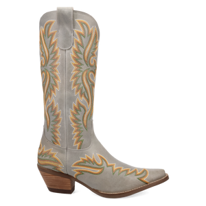 Lantana White Leather Boots (DS)
