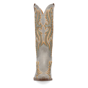 Lantana White Leather Boots (DS)