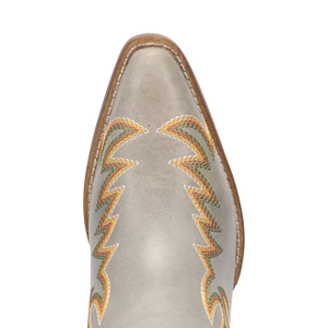 Lantana White Leather Boots (DS)