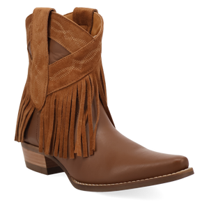 Last Ride Camel Leather Bootie (DS) DP