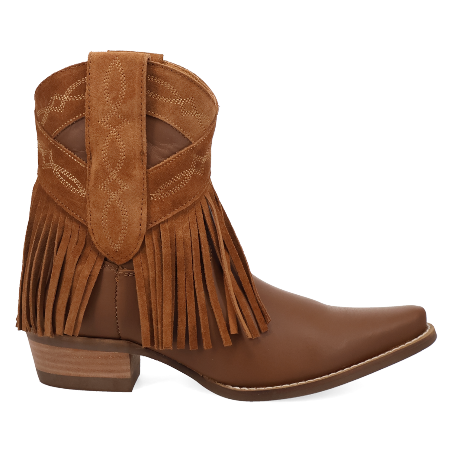 Last Ride Camel Leather Bootie (DS) DP