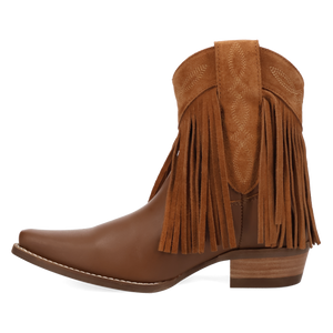 Last Ride Camel Leather Bootie (DS) DP
