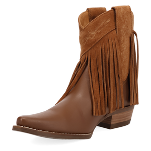 Last Ride Camel Leather Bootie (DS) DP