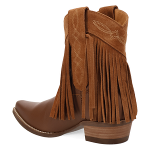 Last Ride Camel Leather Bootie (DS) DP