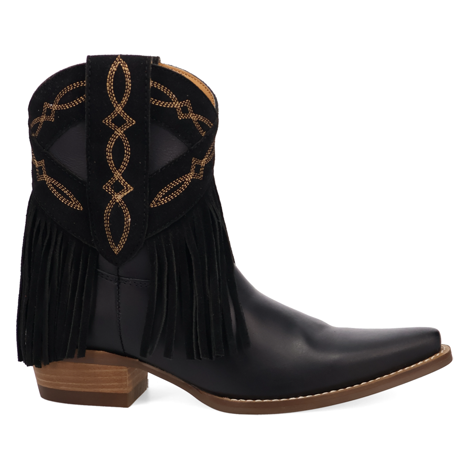Last Ride Black Leather Bootie (DS) DP