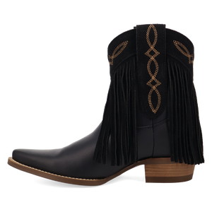Last Ride Black Leather Bootie (DS) DP