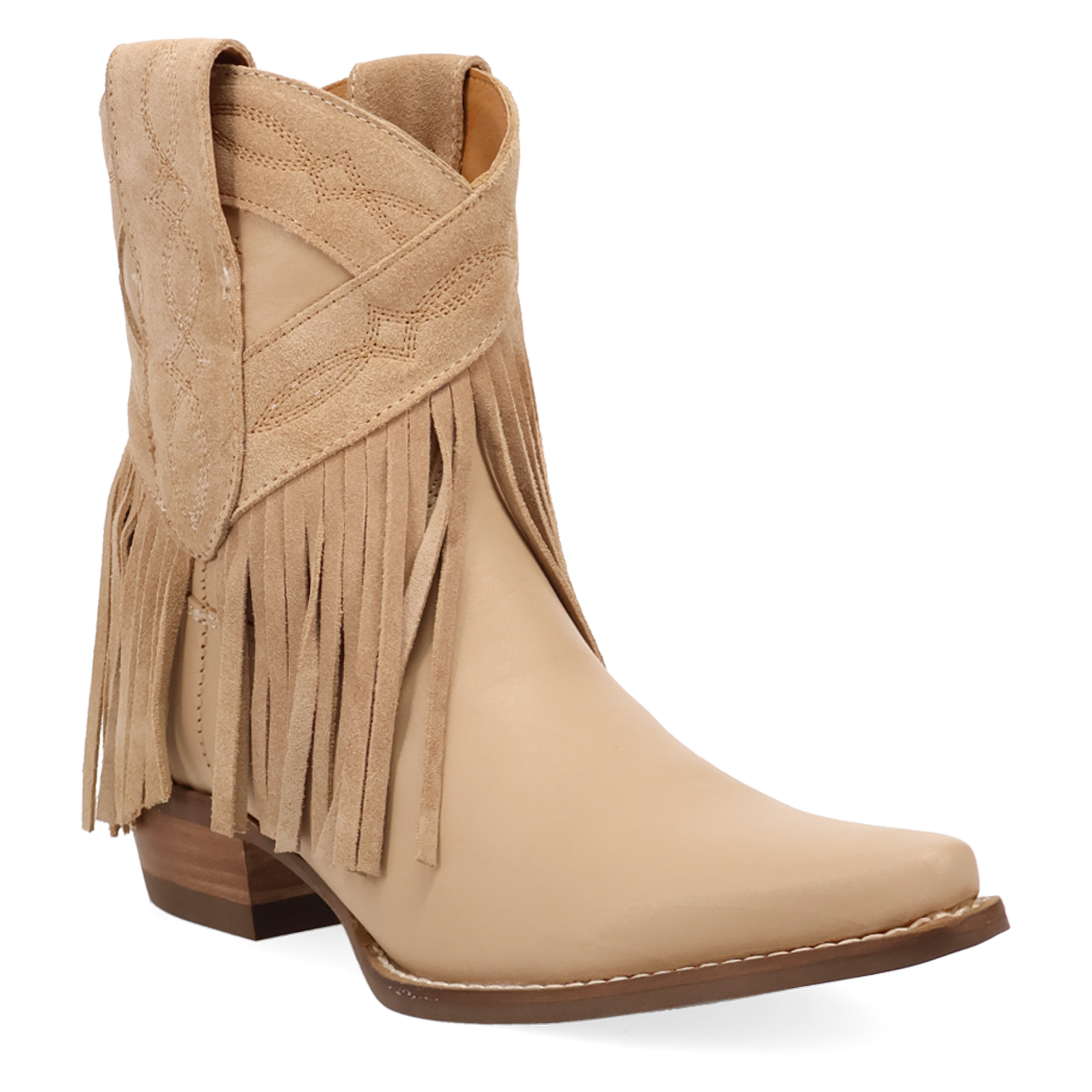 Last Ride Sand Leather Bootie (DS) DP