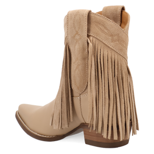 Last Ride Sand Leather Bootie (DS) DP