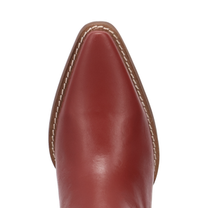 Last Ride Red Leather Bootie (DS) DP